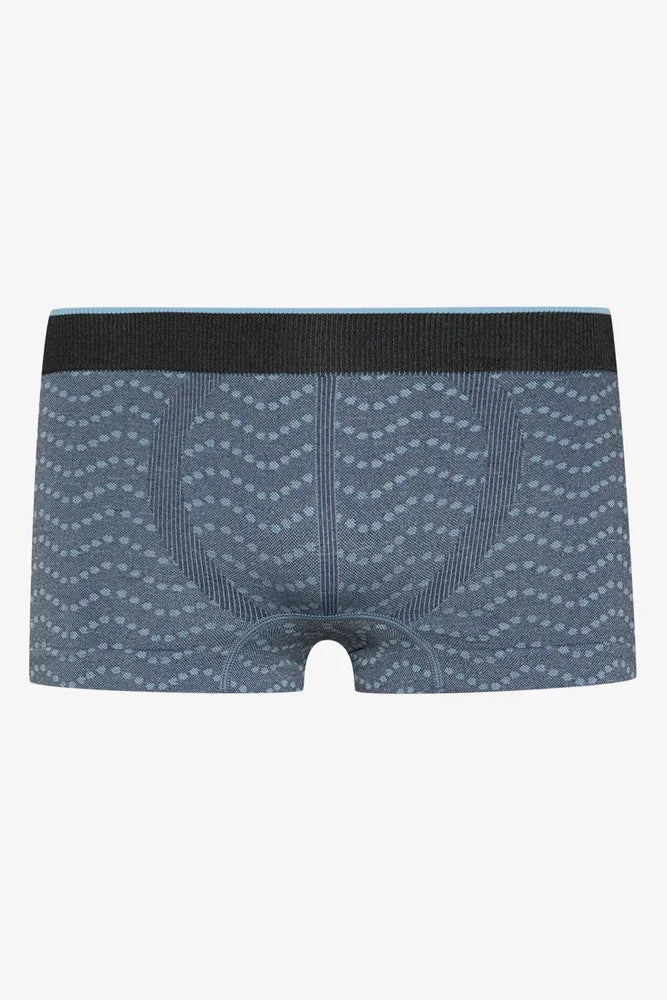 3 Pack Seam-Free Boxers Blue (3)