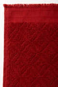 Textured Guest Towel Orange (1)