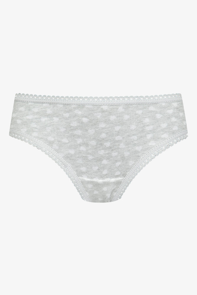 7 Pack Hearts Bikini Panties Multi (3)