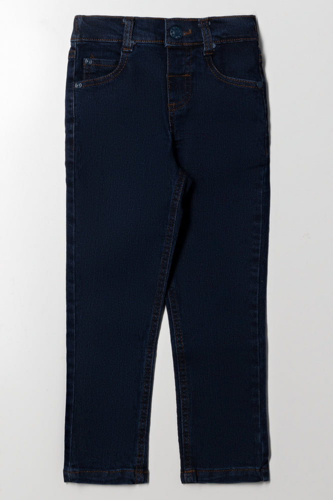 Skinny Denim Jeans Dark Blue (1)