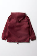 UNISEX RAIN JACKET MAROON PRIMARY (4)