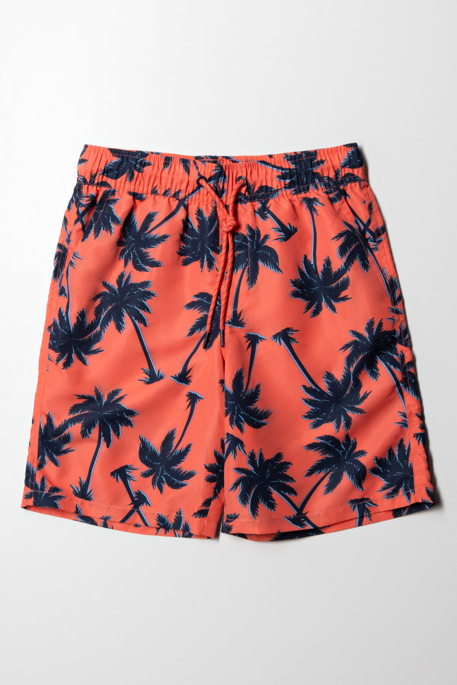 Swimshorts Printed Orange