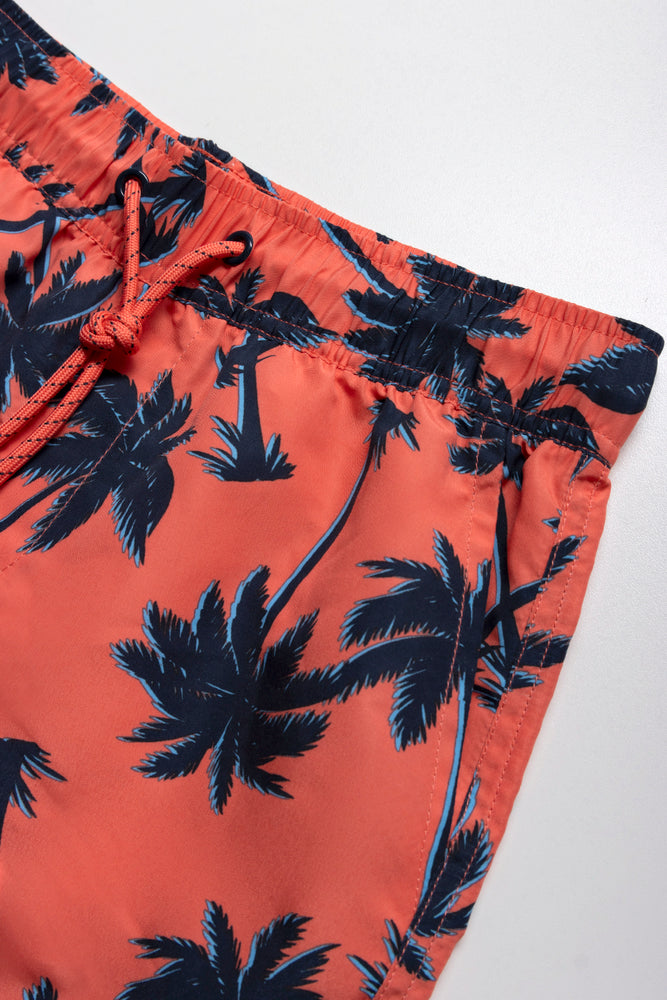 Swimshorts Printed Orange (1)