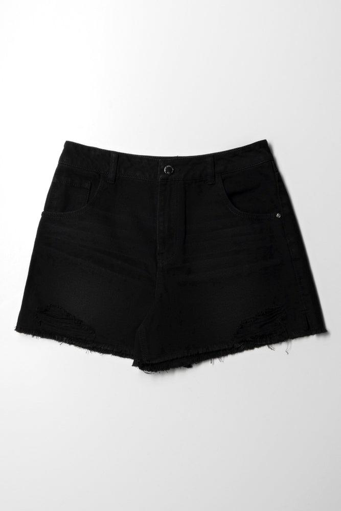 Denim Shorts Black