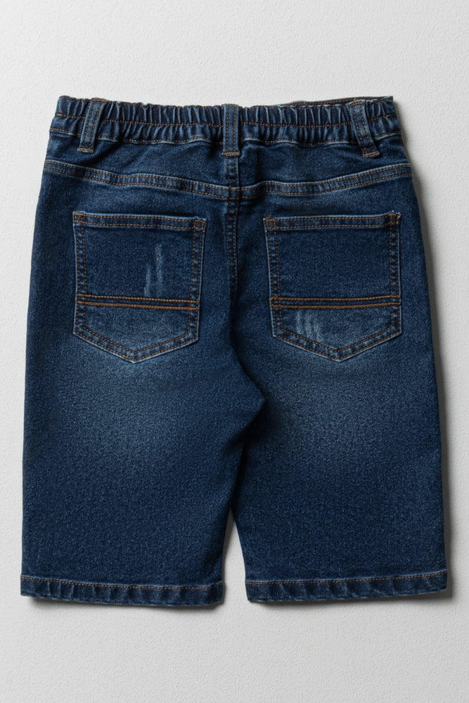 Rip And Repair Denim Jeans Indigo (3)