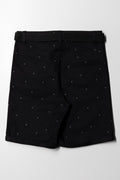 Belted Chino Shorts Black (2)