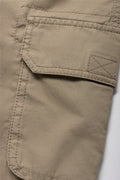 Woven Cargo Shorts Stone (1)