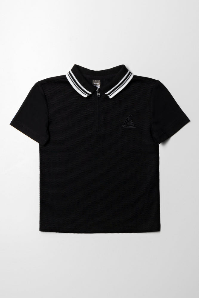 Textured Golfer Black