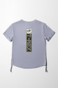 T-Rex Side Tuxedo Short Sleeve T-Shirt Grey (2)