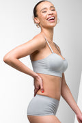3 Pack Seam-Free Boyley Panties Black, Grey & White (1)