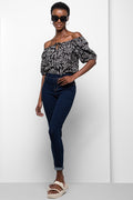 Pull On Jeggings Dark Blue (3)