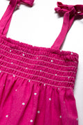 Tg Smocked Dress Cerise (1)