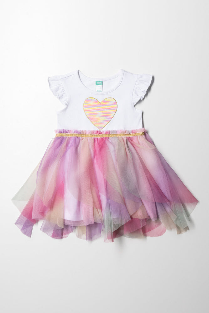 Dress With Ruffles Multi