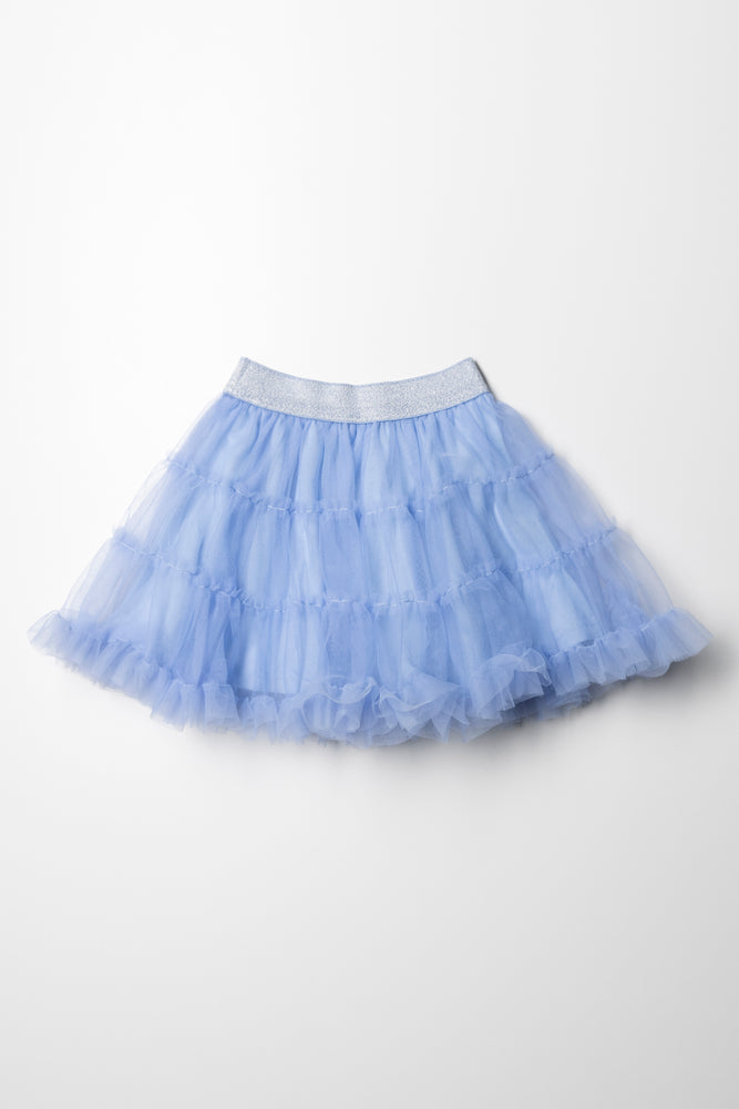 Tutu Flare Skirt Blue (3)