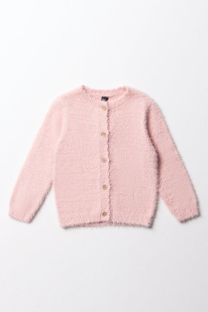 Fluffy Cardigan Pink