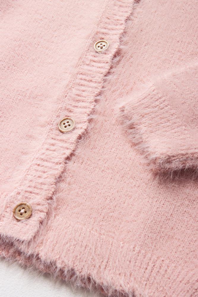 Fluffy Cardigan Pink