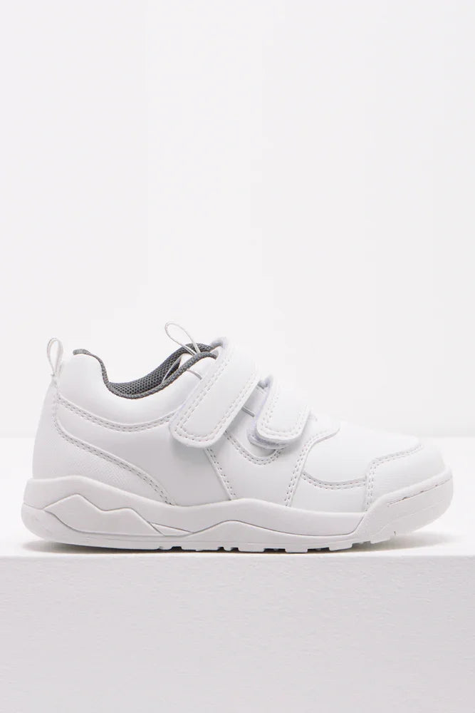 Leather Trainer White (1)