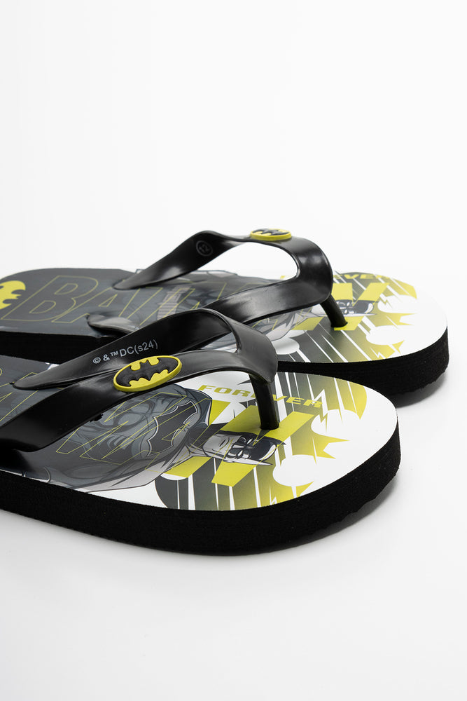 Batman Flip Flops Black (2)