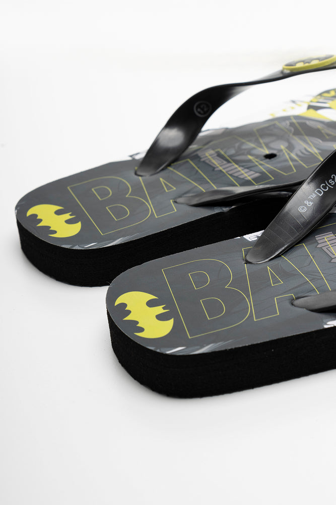 Batman Flip Flops Black (3)