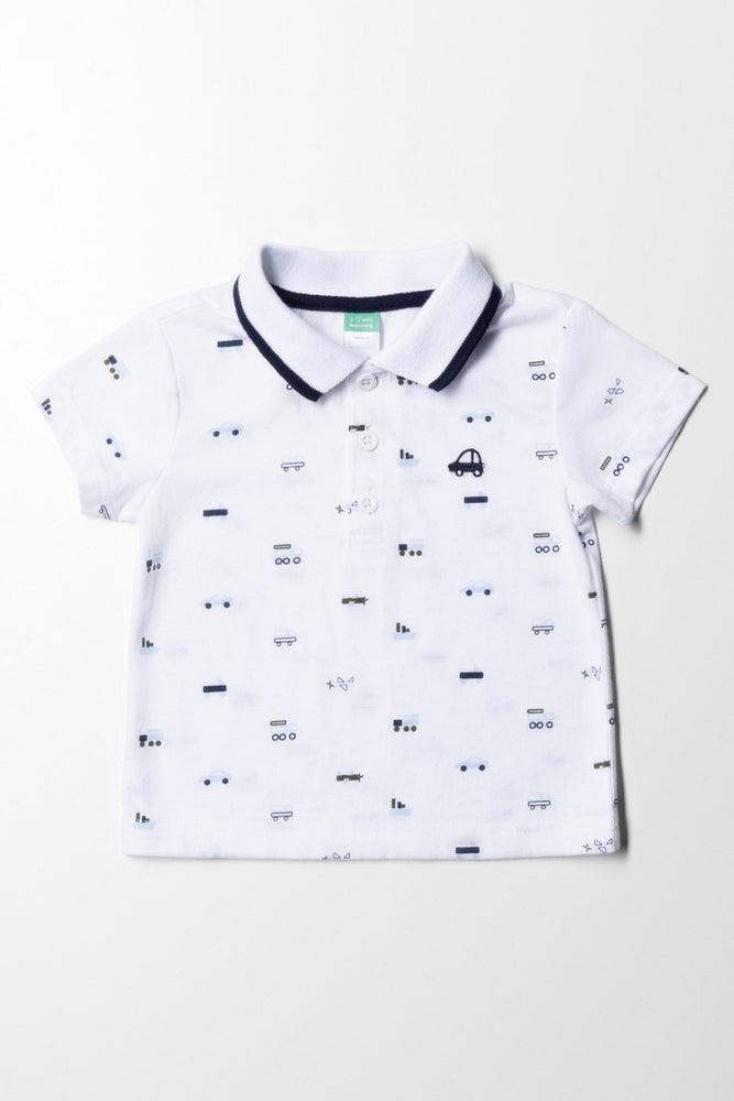 Short Sleeve Golfer White