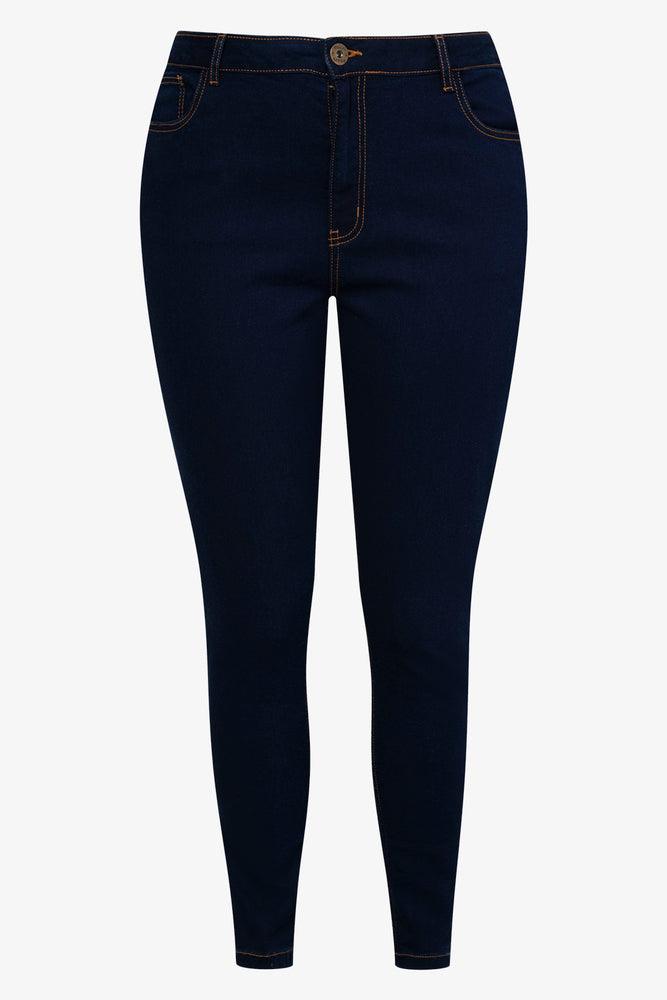 Lift, Slim & Shape Skinny Denim Jeans Dark Blue