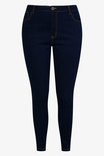 Lift, Slim & Shape Skinny Denim Jeans Dark Blue