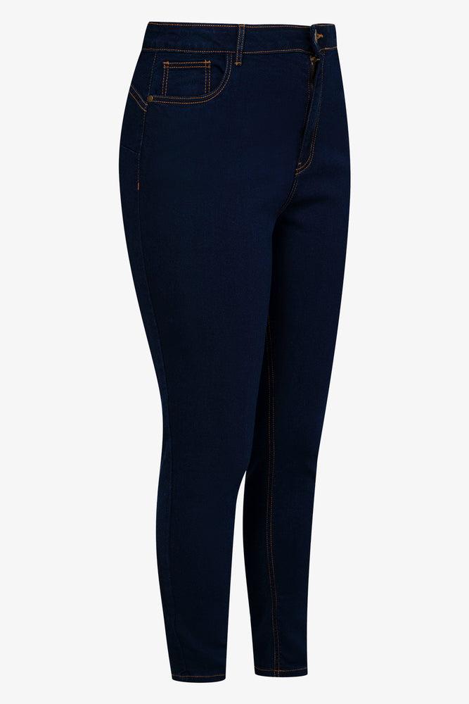 Lift, Slim & Shape Skinny Denim Jeans Dark Blue