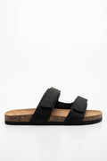 Double Band Sandal Black (1)