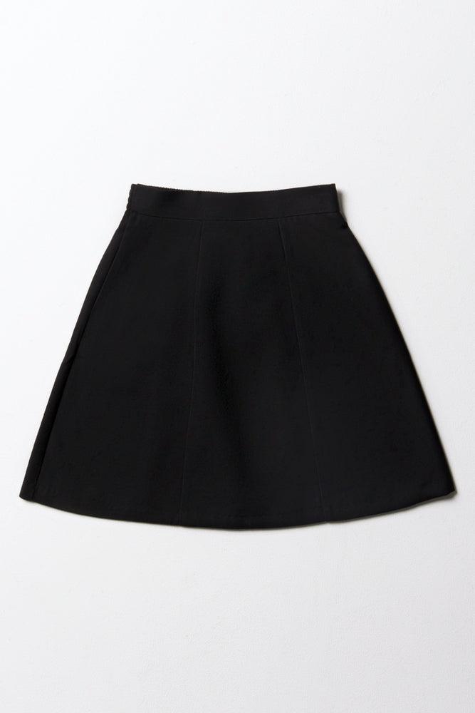 Girls School Skirt Black