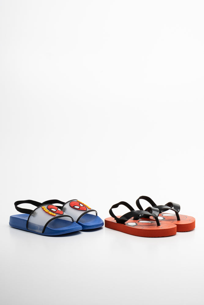 Spider-Man 2 Pack Sandals Blue And Red (1)