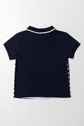 Stripe Golfer Navy (2)