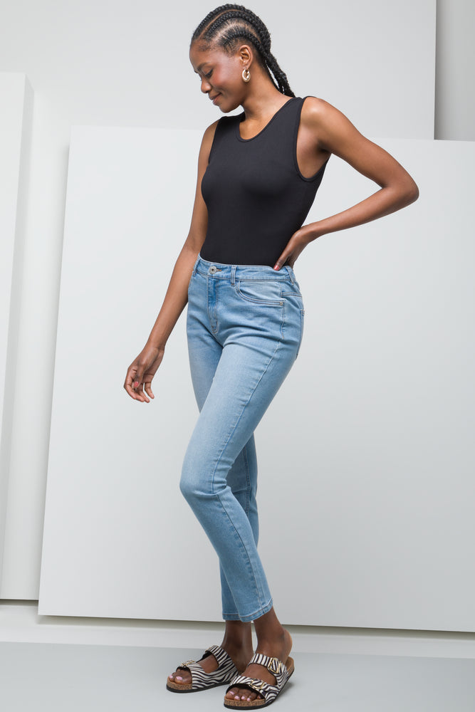 Rib Seamless Sleeveless Bodysuit Black (1)