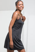 Slip Dress Black (2)