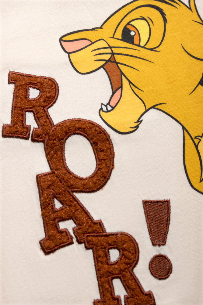 The Lion King Short Sleeve T-Shirt Cream (1)