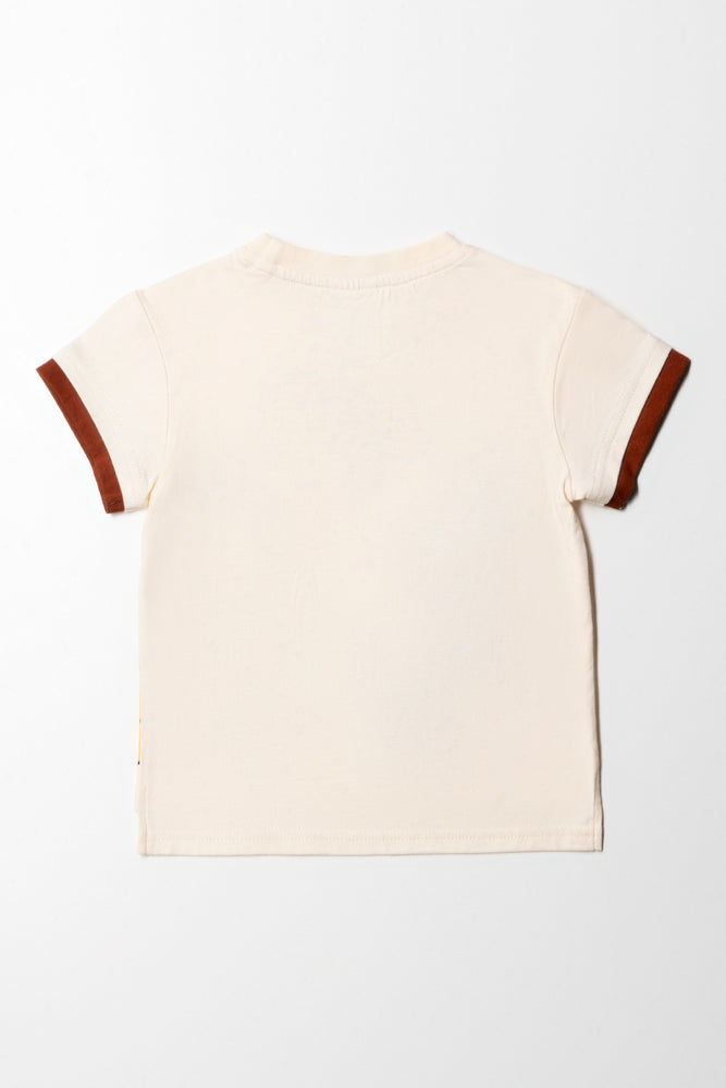 The Lion King Short Sleeve T-Shirt Cream (2)