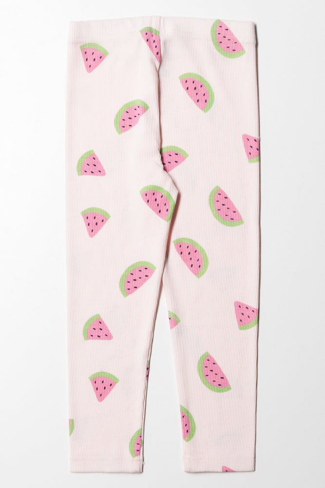 Glitter Watermelon Legging Light Blue (2)
