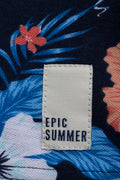 Printed Tropical Golfer Green Pink And Navy (2)