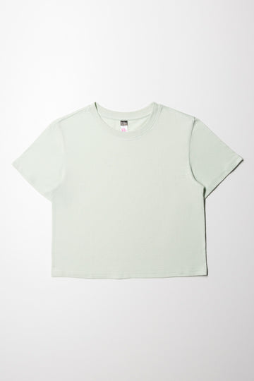 Plain Slub Regular Tshirt Sage