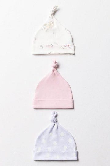 3 Pack Hats Pink