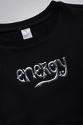 Crop Top With Graphic Black (1)