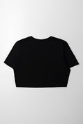 Crop Top With Graphic Black (2)