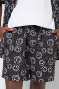 Smiley Swim Shorts Black (1)