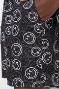 Smiley Swim Shorts Black (4)