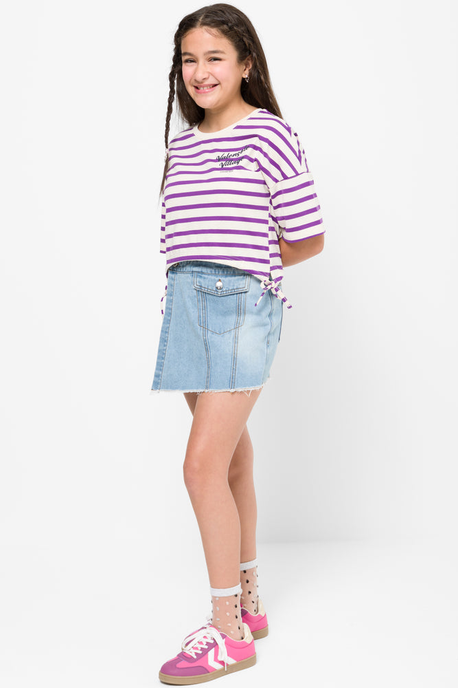 Denim Skorts Blue (2)