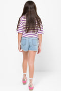 Denim Skorts Blue (3)