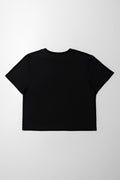 Plain Slub Tshirt Black (2)