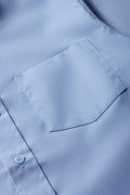 Unisex School Long Sleeve Collar Shirt Blue Toughees (2)