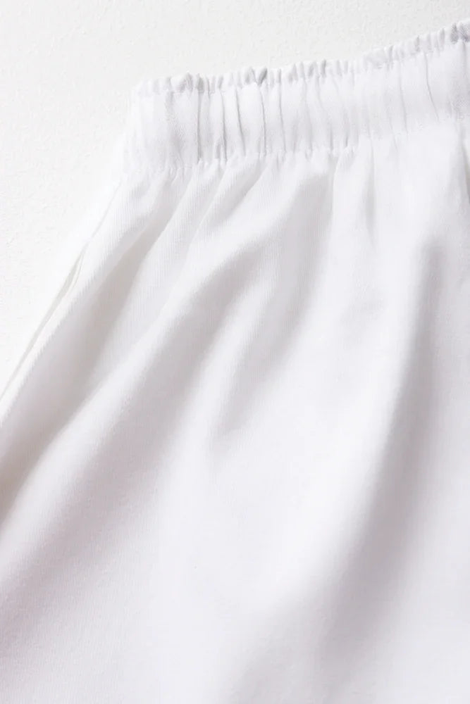 Unisex Sports Shorts Secondary White (2)