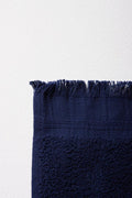 Fringe Guest Towel Dark Blue (1)