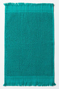 Fringe Guest Towel Teal